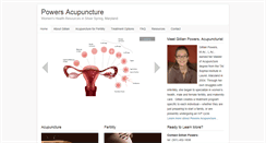Desktop Screenshot of powersacupuncture.com